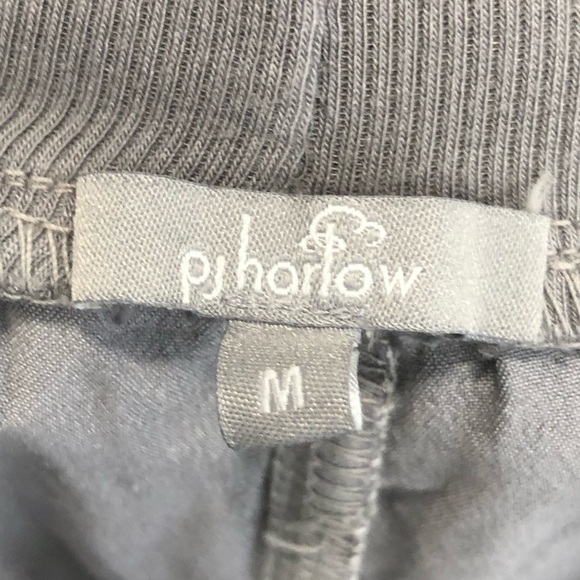 PJ Harlow Lola Gray satin lounge pants - Picture 5 of 8